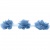 Тесьма плетеная "Рюш", упак. 9,14 м, цвет голубой - купить в Саратове. Цена: 45.87 руб.