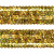 Тесьма с пайетками D16, шир. 20 мм/уп. 25+/-1 м, цвет золото - купить в Саратове. Цена: 778.19 руб.