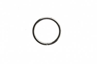 Кольцо металлическое d-15 мм, цв.-никель - купить в Саратове. Цена: 2.45 руб.