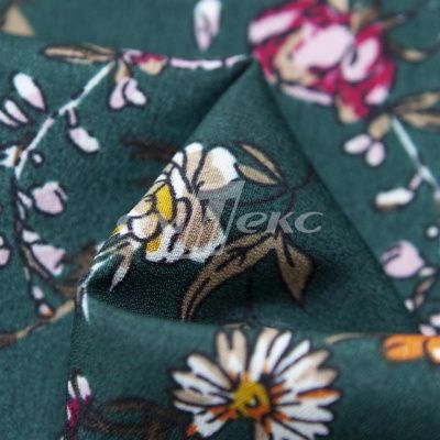 Плательная ткань "Фламенко" 6.1, 80 гр/м2, шир.150 см, принт растительный - купить в Саратове. Цена 241.49 руб.