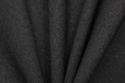 Ткань костюмная 25505 2003, 265 гр/м2, шир.150см, цвет т.серый - купить в Саратове. Цена 418.73 руб.