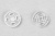 Кнопки пришивные пластиковые 11,5 мм, блистер 24шт, цв.-прозрачные - купить в Саратове. Цена: 59.44 руб.