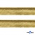 Кант атласный 136, шир. 12 мм (в упак. 65,8 м), цвет золото - купить в Саратове. Цена: 433.08 руб.