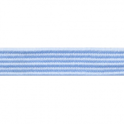 Резиновые нити с текстильным покрытием, шир. 6 мм ( упак.30 м/уп), цв.- 108-голубой - купить в Саратове. Цена: 155.22 руб.