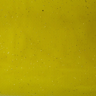 Сетка Глиттер, 24 г/м2, шир.145 см., желтый - купить в Саратове. Цена 118.43 руб.
