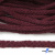 Шнур плетеный d-6 мм круглый, 70% хлопок 30% полиэстер, уп.90+/-1 м, цв.1070-бордовый - купить в Саратове. Цена: 588 руб.